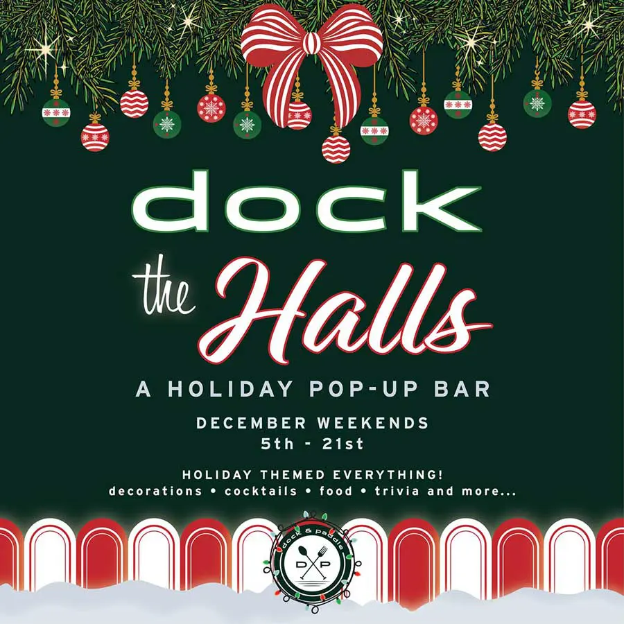 Dock the Halls | Holiday Pop-Up Bar